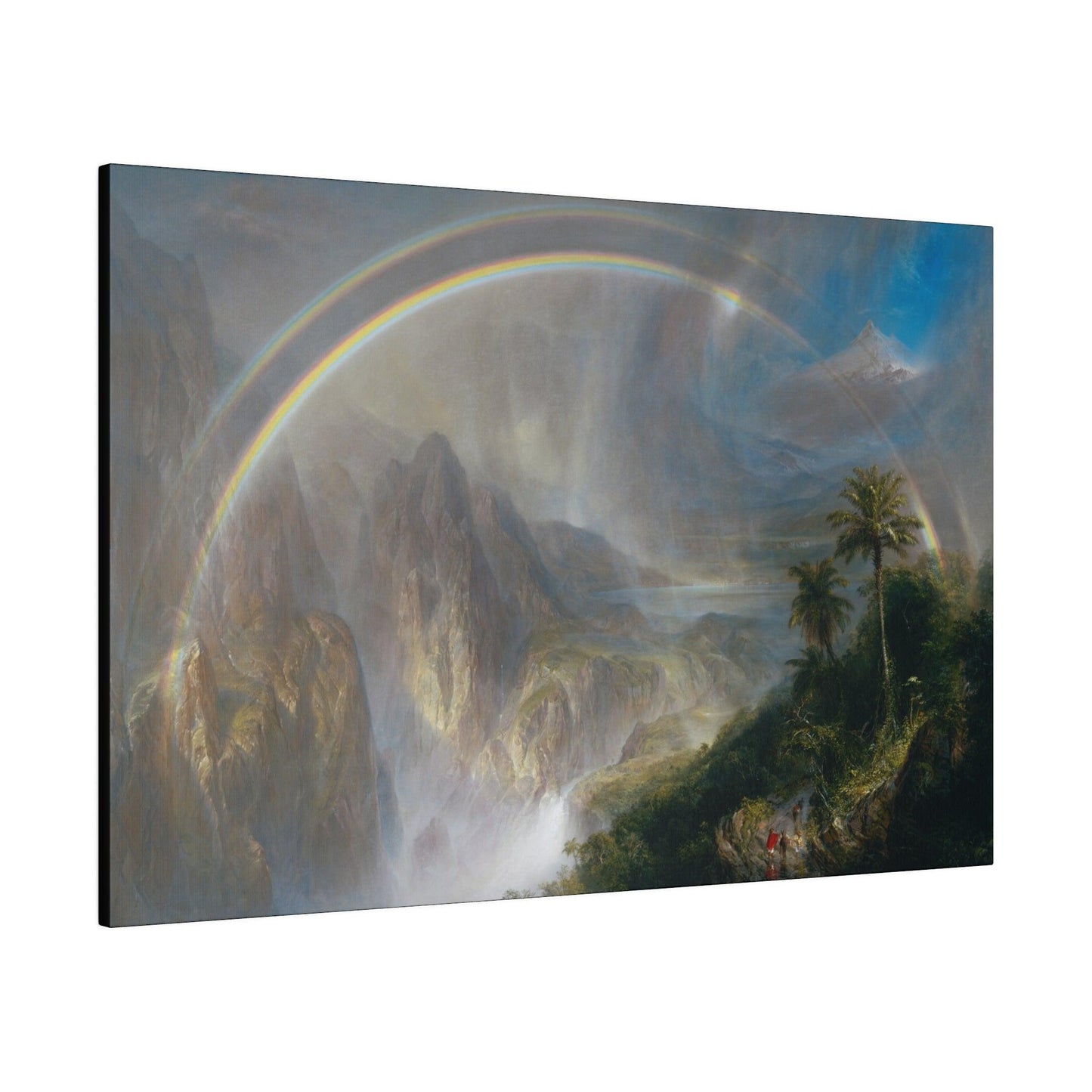 Frederic Edwin Church - Rainy Season in the Tropics  on a Matte Canvas, Stretched, 0.75"