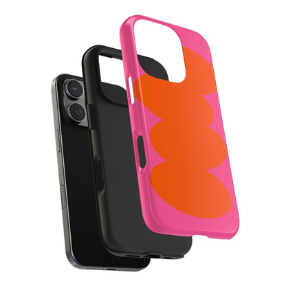 Pink Tangerine Blush Tough iPhone Cases