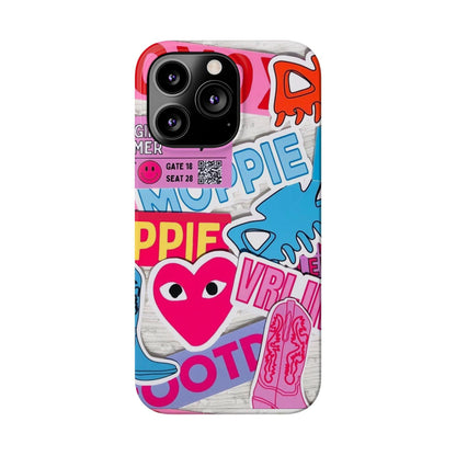 Sticker Frenzy Pop iPhone Cases