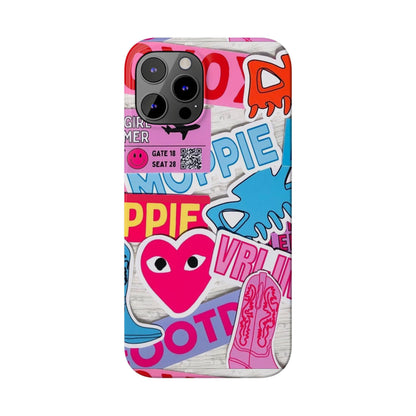 Sticker Frenzy Pop iPhone Cases