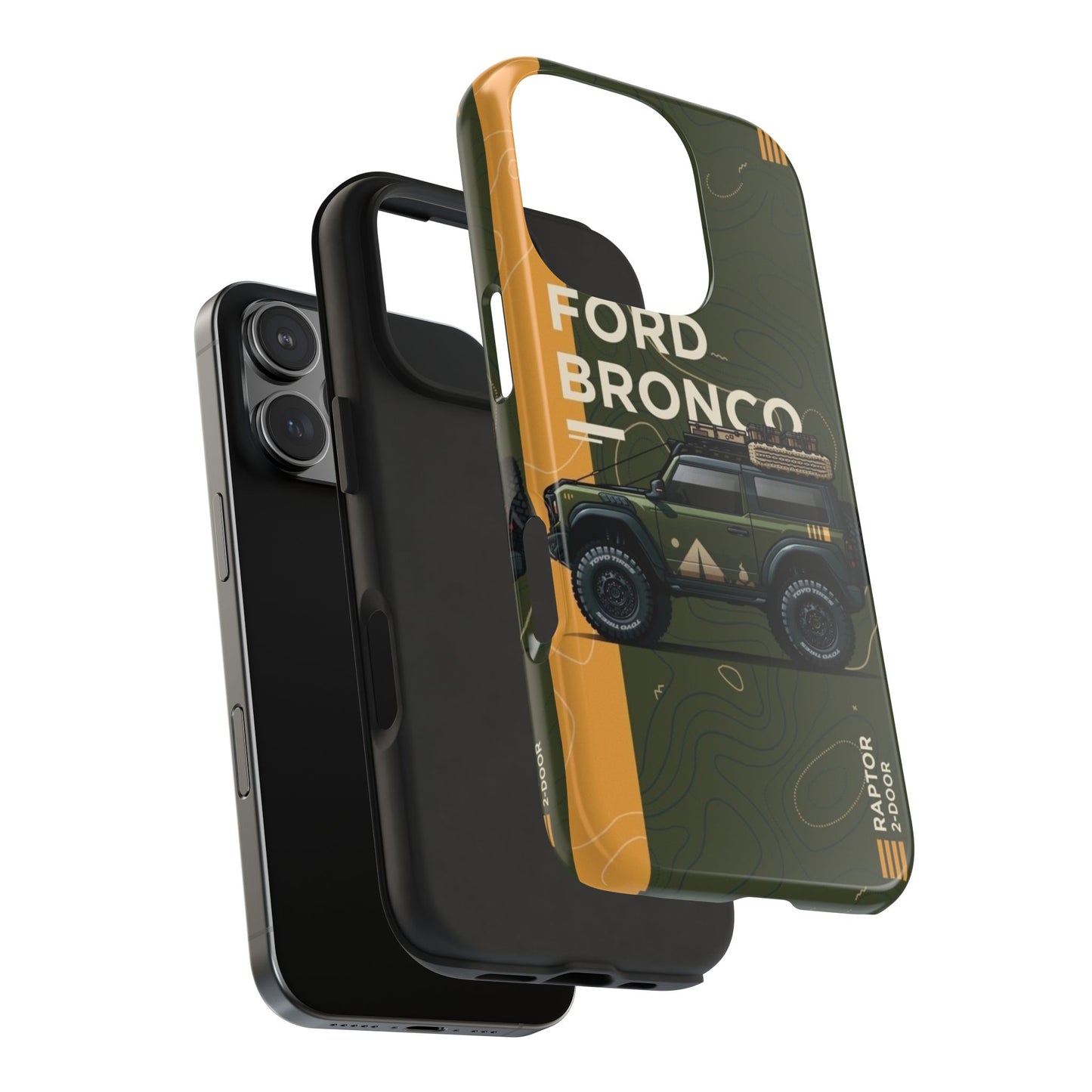 Jeep Cars Tough Phone Case - Rugged Design for Adventure Lovers