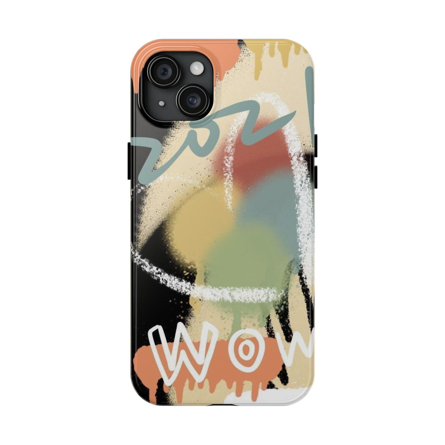 Abstract Splash: Wow Edition Tough iPhone Cases