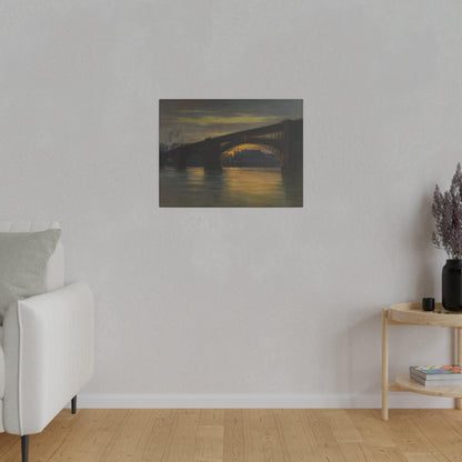 The Bridge by Frederick Oakes Sylvester - Matte Canvas, Stretched, 0.75"