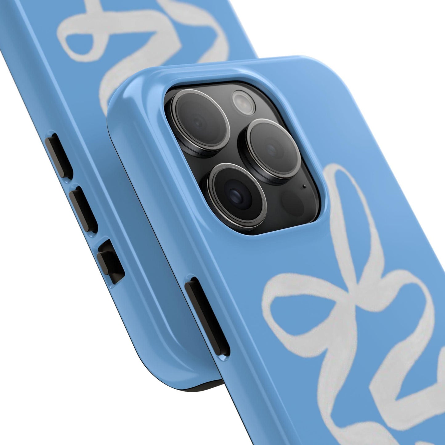 Bow in Blue Cute iPhone Cases