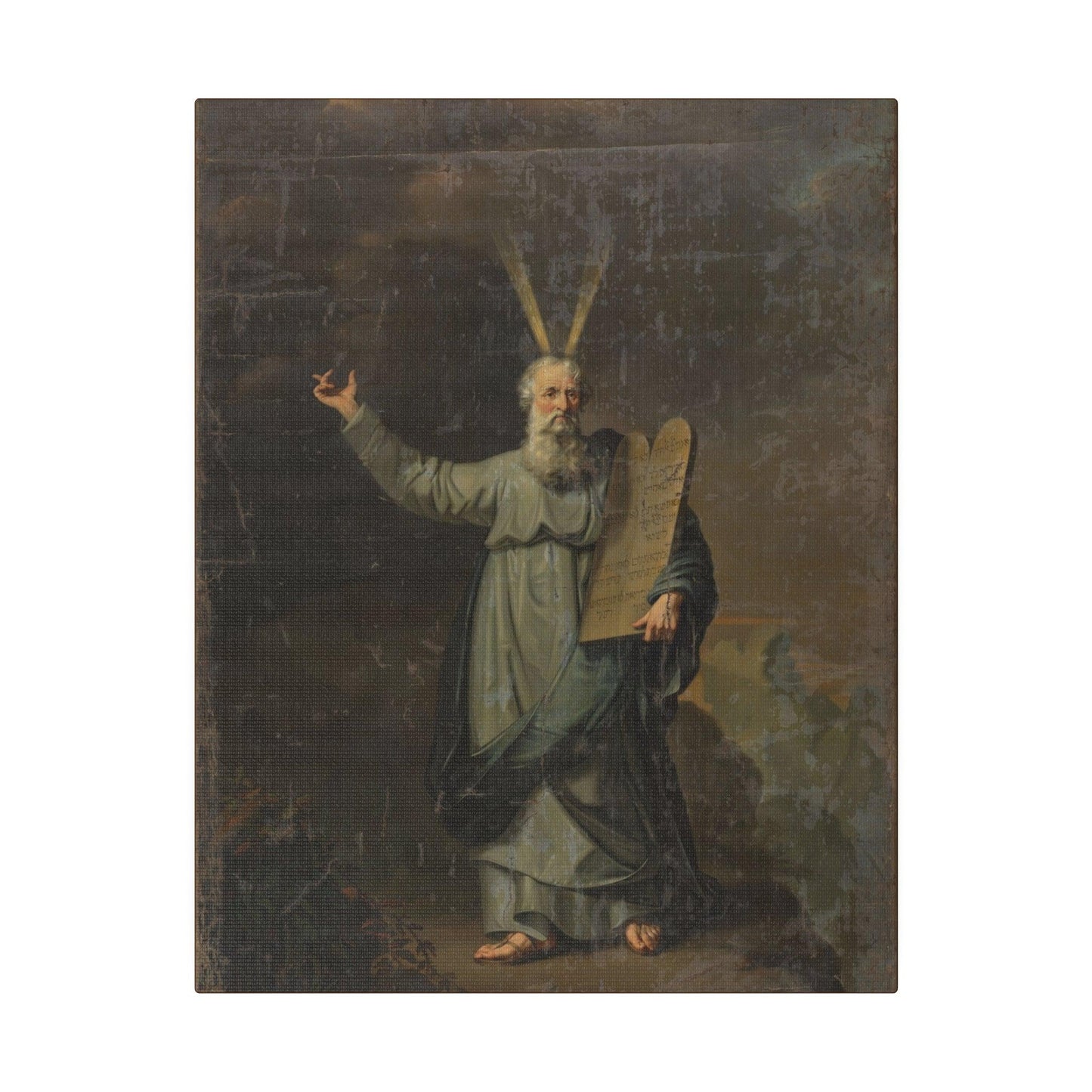 1803 Moses with the Tables of the Law by Pieter Gaal - Matte Canvas, Stretched, 0.75"