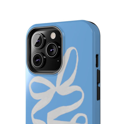 Bow in Blue Cute iPhone Cases