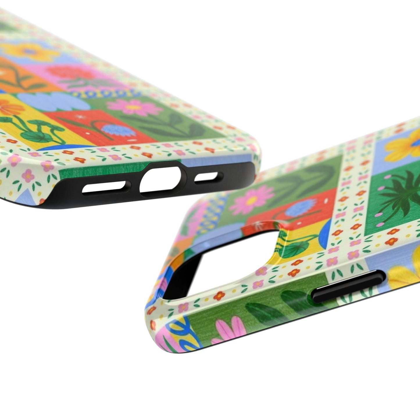 Flower Garden Paradise Tough iPhone Cases