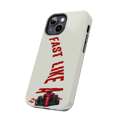 Fast Like a Race Car Tough iPhone Cases