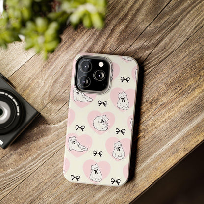 Kitty Love Affair Tough iPhone Cases