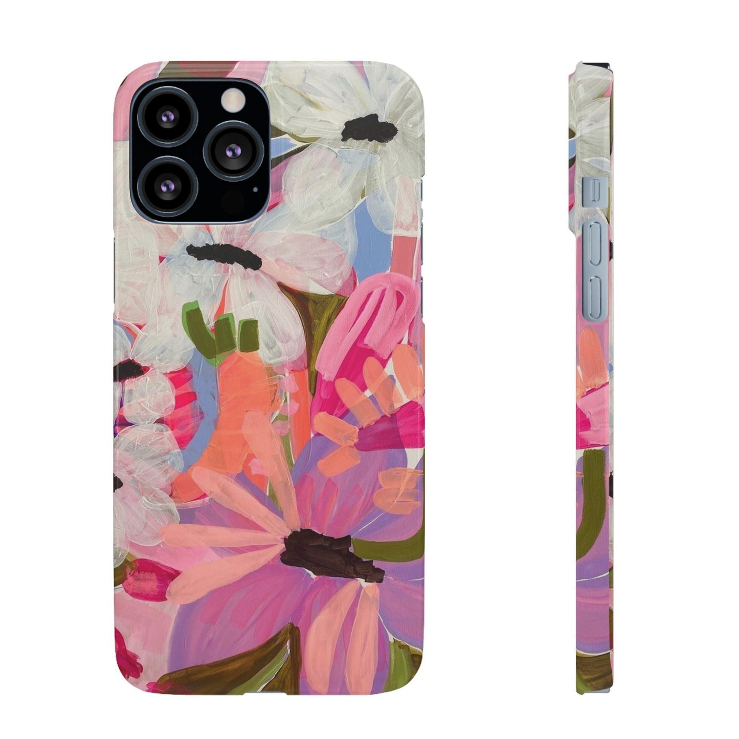 Blossoming Grace Floral Snap iPhone Cases