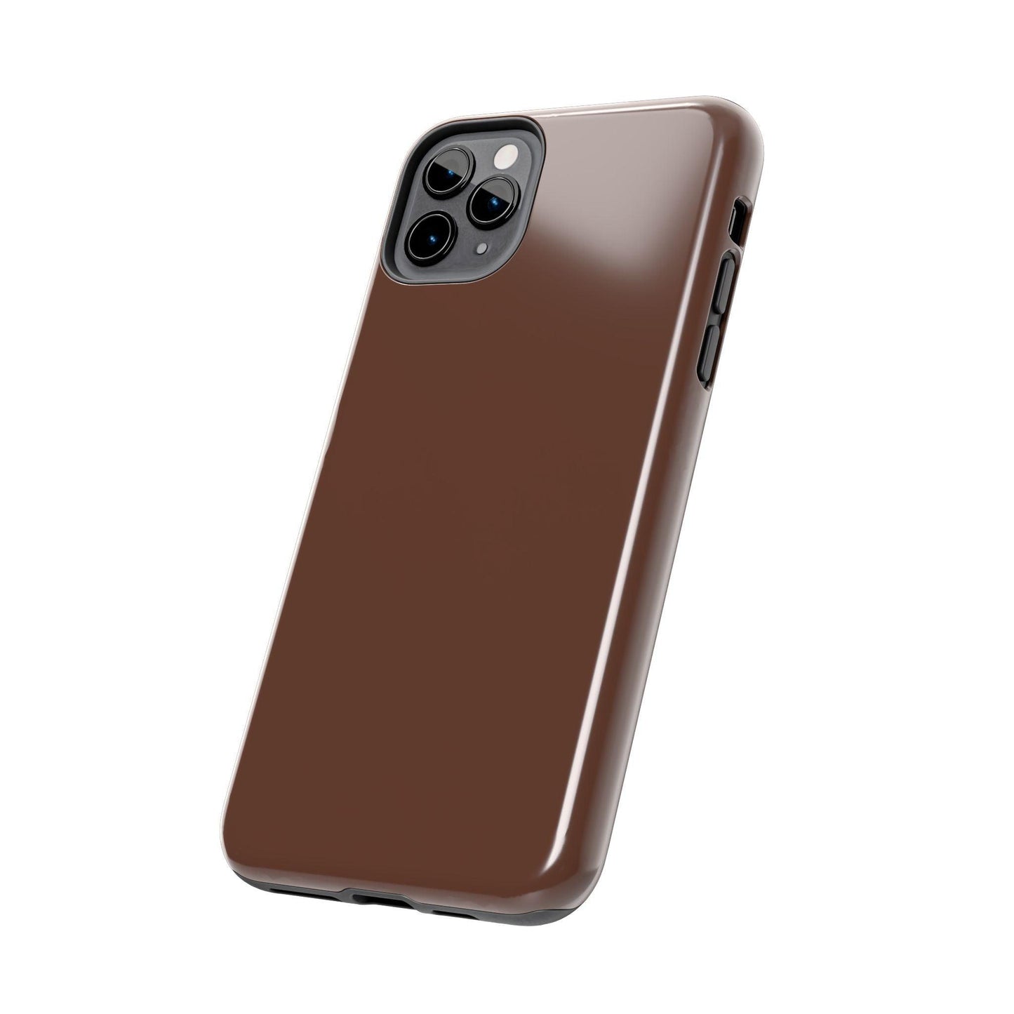 The Basics Coffee Brown iPhone Cases - The Basics Collection