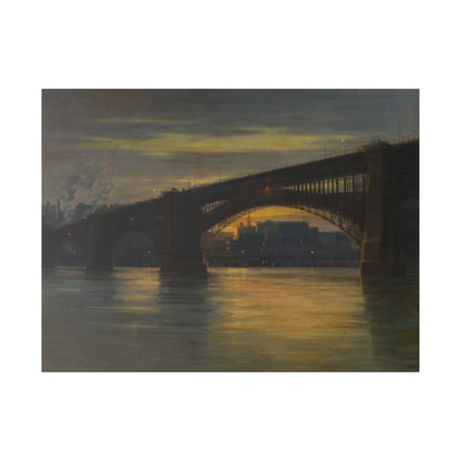 The Bridge by Frederick Oakes Sylvester - Matte Canvas, Stretched, 0.75"