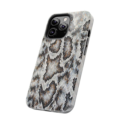 Crawler in Grey Mosaic Tough iPhone Cases