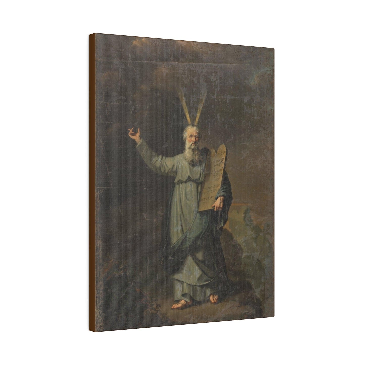 1803 Moses with the Tables of the Law by Pieter Gaal - Matte Canvas, Stretched, 0.75"