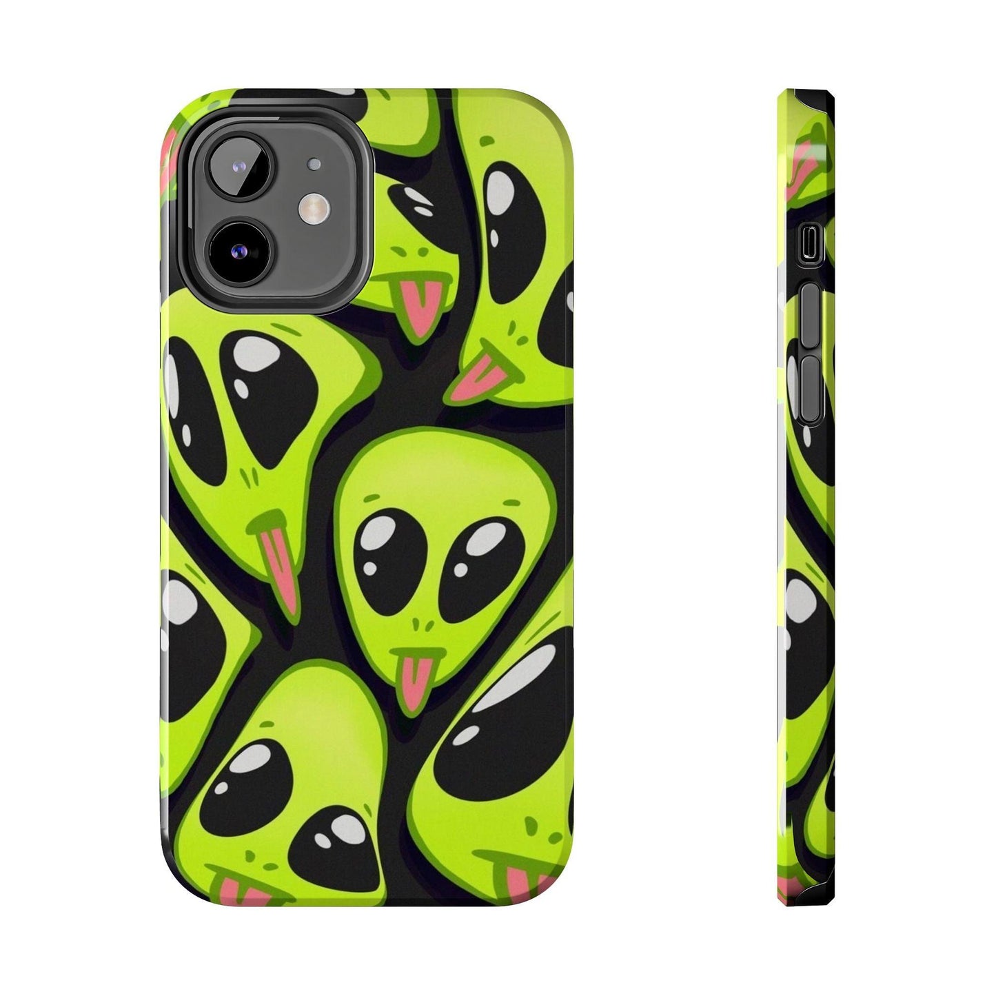 Alien Frenzy Tough iPhone Cases