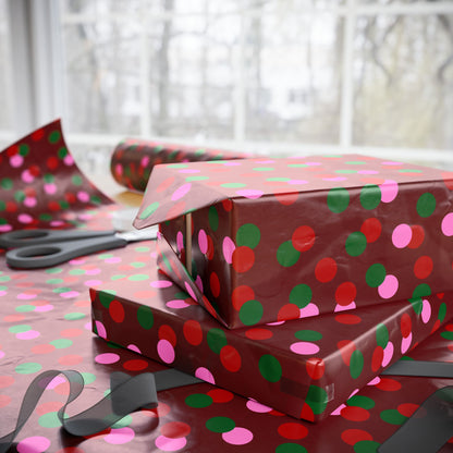 Holiday Confetti Wrapping Paper Roll