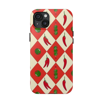 Red Chillies and Olives iPhone Cases