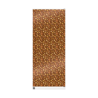 The Cookie Wonderland Brown Wrapping Paper Roll