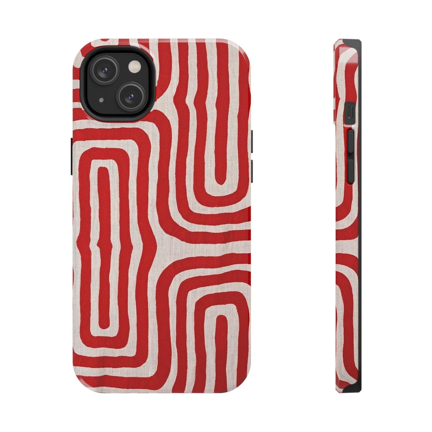 Scarlet Labyrinth Tough iPhone Cases