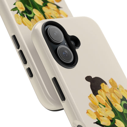 Golden Blooms: Femme Elegance Edition Tough Phone Cases