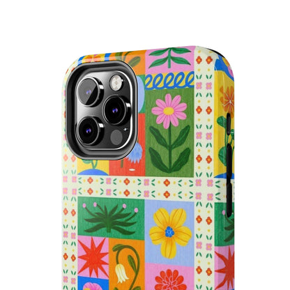 Flower Garden Paradise Tough iPhone Cases