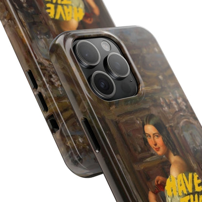 Victorian Art Twist - Have Courage - iPhone Cases