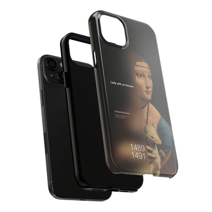 Da Vinci's Ermine Elegance Tough iPhone Cases