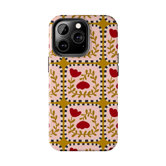 Floral Quirkiness Designer Tough iPhone Cases