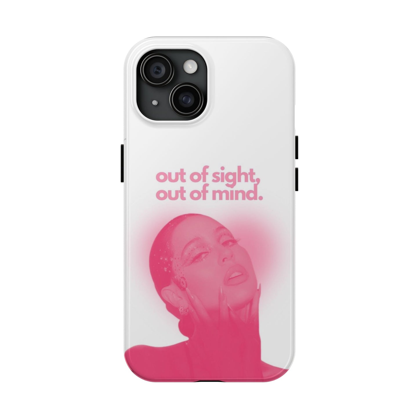 Heart Pink Aura Queen iPhone Cases