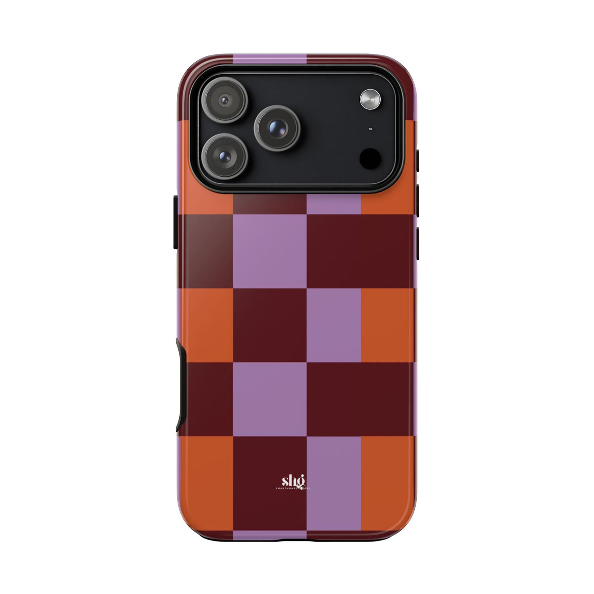 Plum Patchwork Phone Case