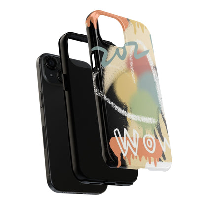 Abstract Splash: Wow Edition Tough iPhone Cases