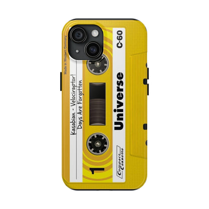 Retro Yellow Cassette Tape iPhone Cases