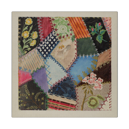 Patchwork Quilt (Section) (c. 1937) by Edith Towner - Matte Canvas, Stretched, 0.75"