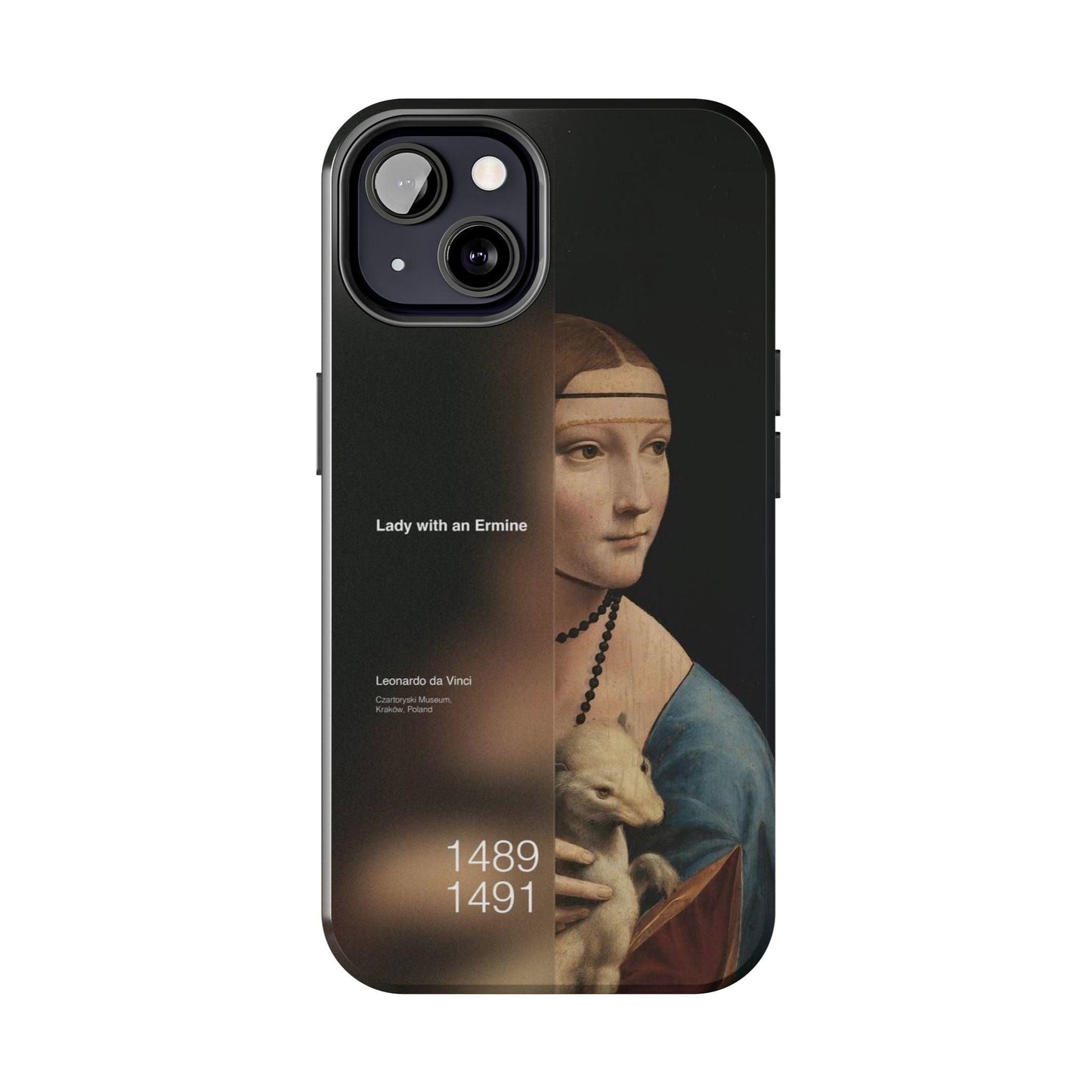 Da Vinci's Ermine Elegance Tough iPhone Cases