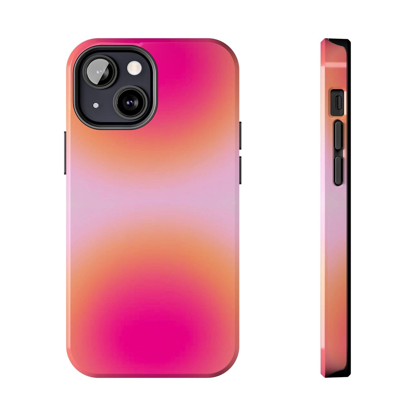 Sunset Glow Tough iPhone Cases with dual layer protection