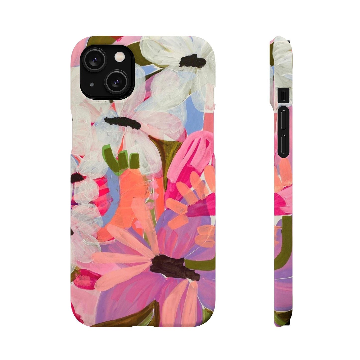 Blossoming Grace Floral Snap iPhone Cases