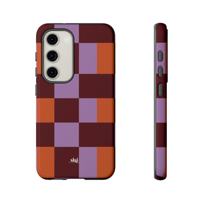 Plum Patchwork Phone Case