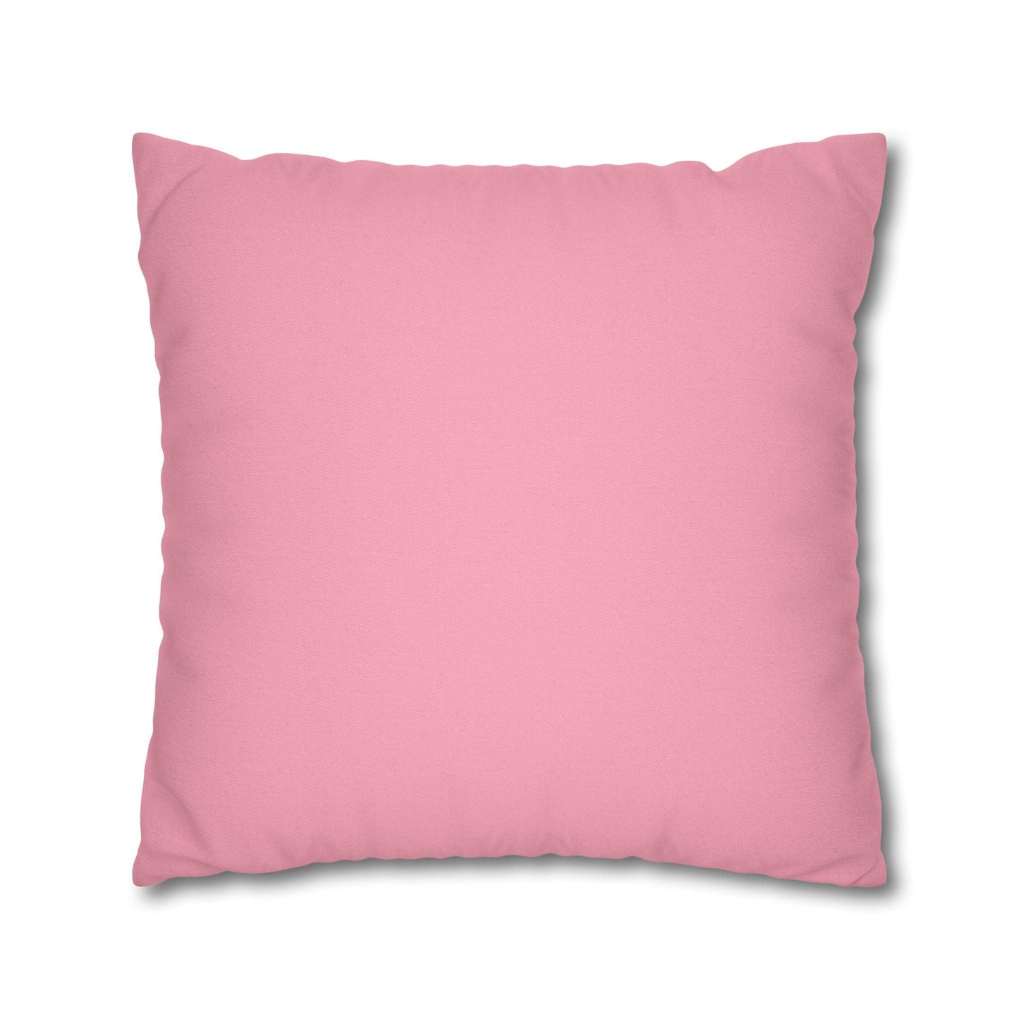 Fun Things in To Do List Cushion Cover - Spun Polyester Square Pillowcase in Cream and Pink