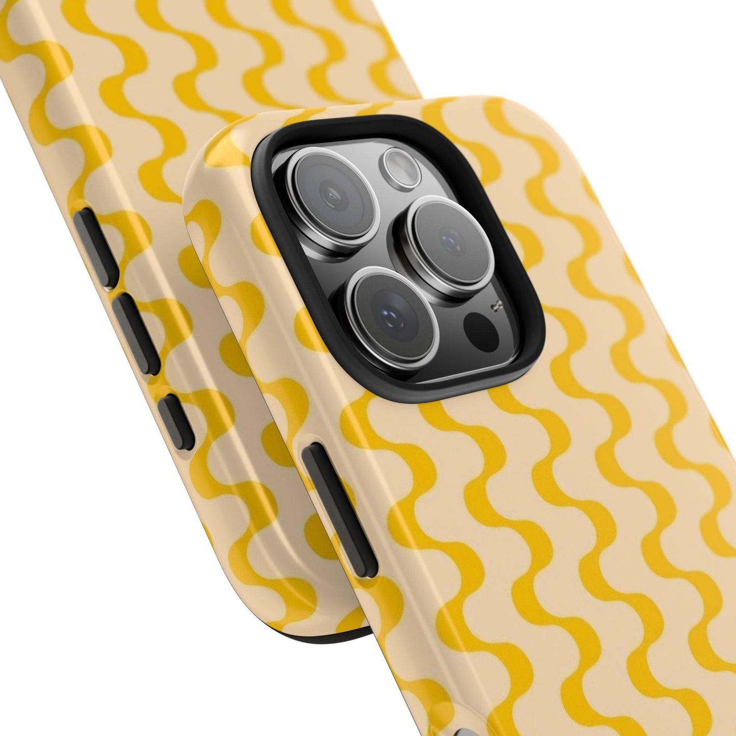 Yellow Dancing Dunes Tough iPhone Cases