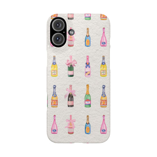 Sparkling Champagne Bubbly Bliss Slim Phone Cover