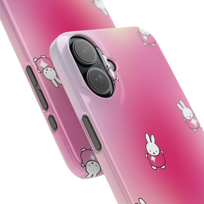 The Bunny Aura Pink Snap Cases