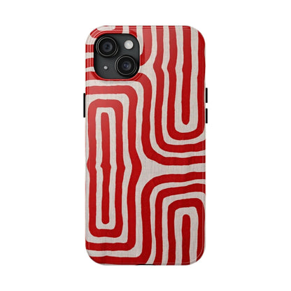 Scarlet Labyrinth Tough iPhone Cases