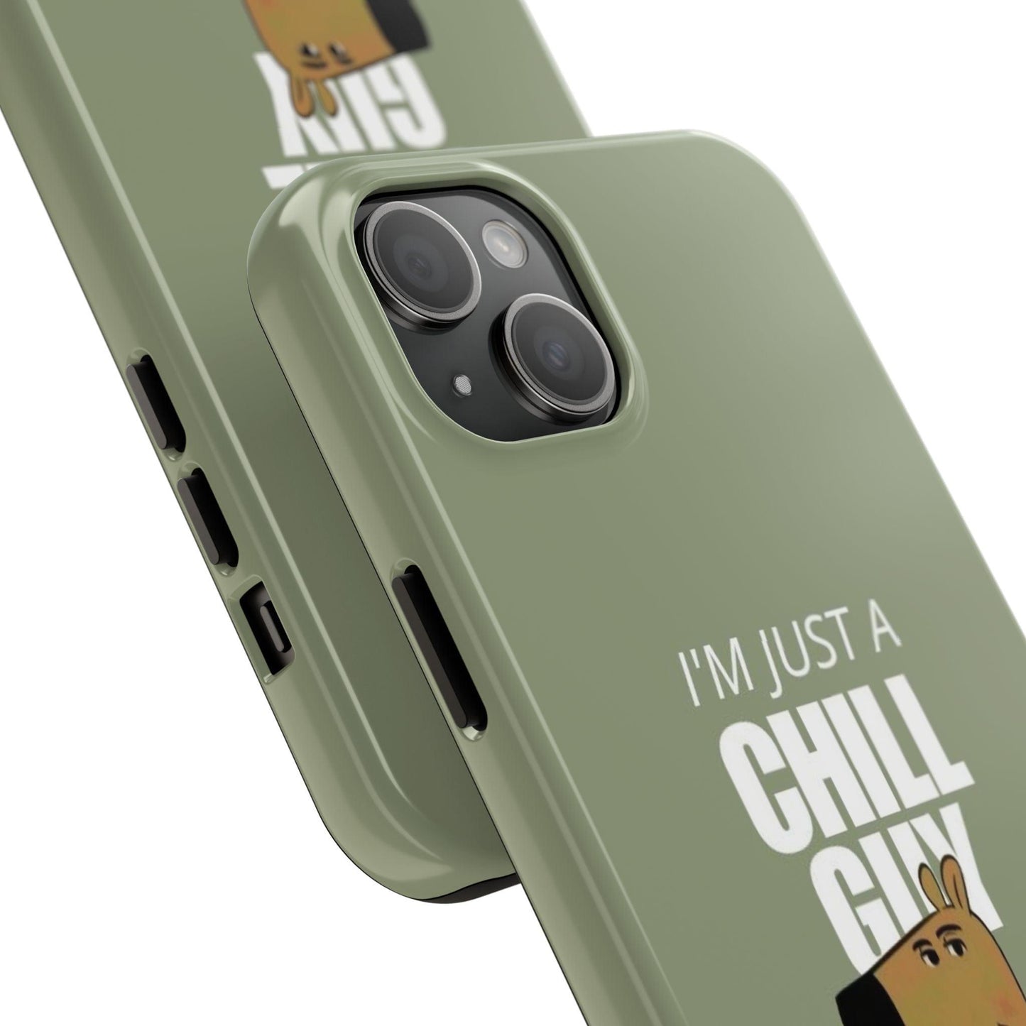 Chill Guy Meme Tough iPhone Cases