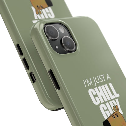 Chill Guy Meme Tough iPhone Cases