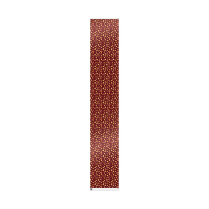 The Cookie Wonderland Burgundy Wrapping Paper