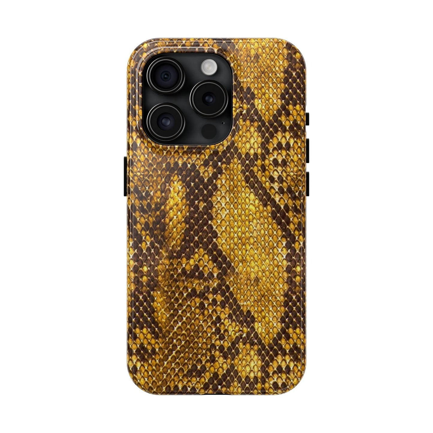 Golden Viper Scales Tough iPhone Cases