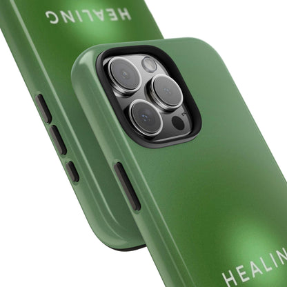 Healing Tough iPhone Cases in Green