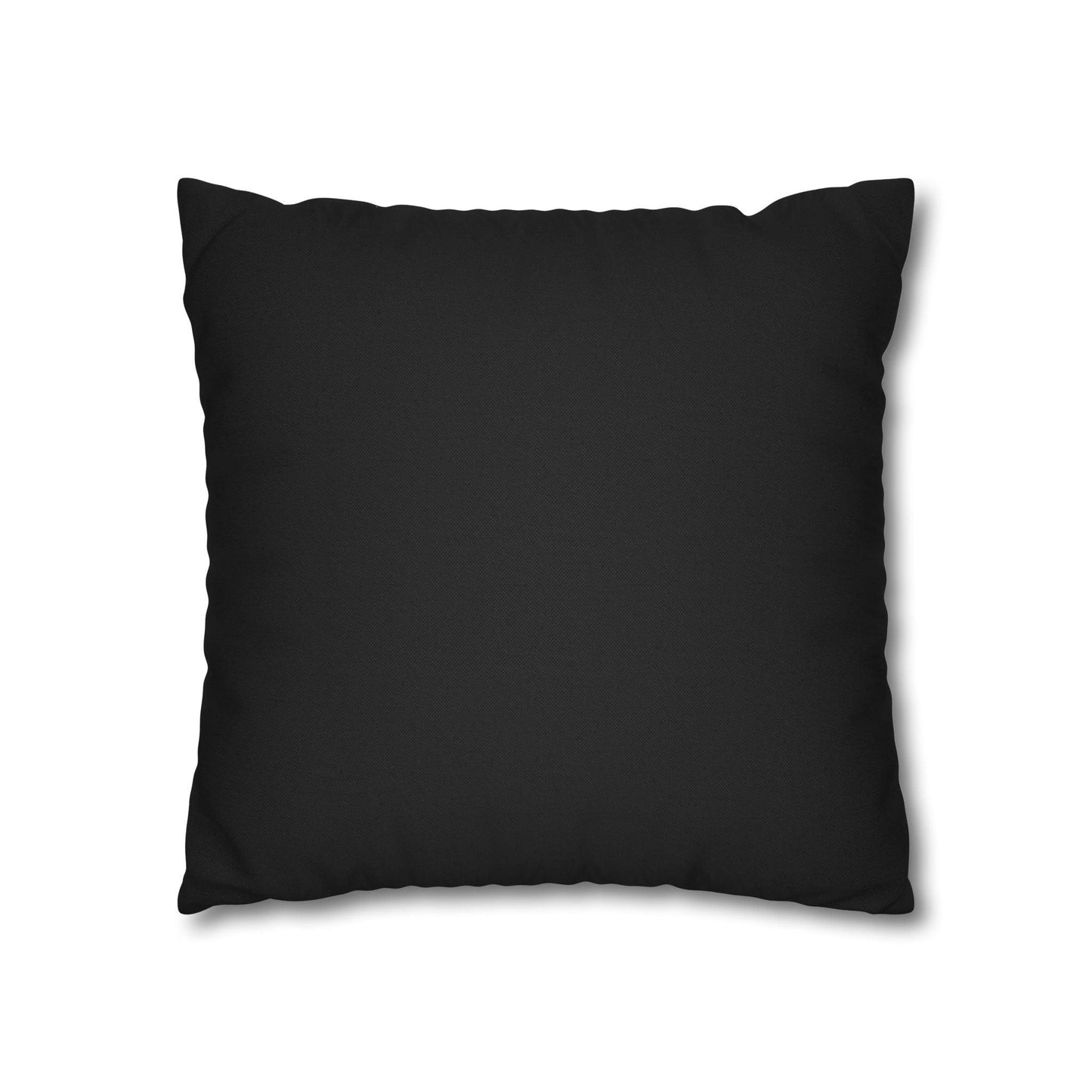 Imperial Edge Luxe Linear Cushion - Monochrome Black and White Spun Polyester Square Pillowcase