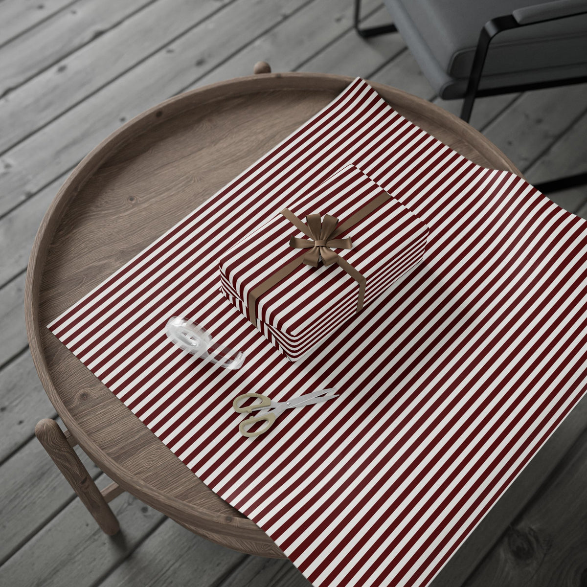 The Noël Stripe Gift Wrapping Paper Roll