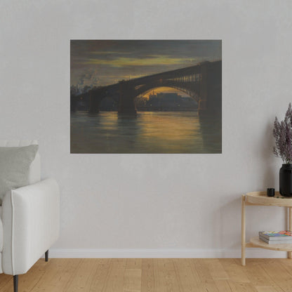 The Bridge by Frederick Oakes Sylvester - Matte Canvas, Stretched, 0.75"